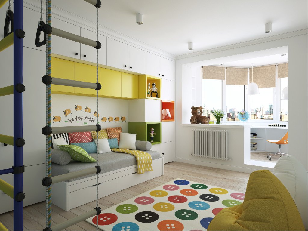 Особенности проектирования детский комната: дизайн функциональной детской для мальчика и девочки